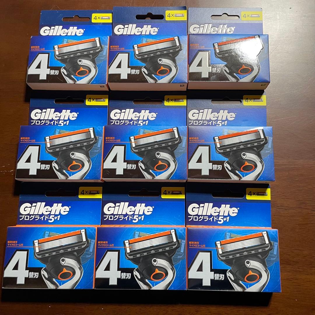 Gillette プログライド 5+1 替え刃 4個入り　9箱 P&G ジレット プログライド 5+1 正規品 替刃1ケース (4個セット