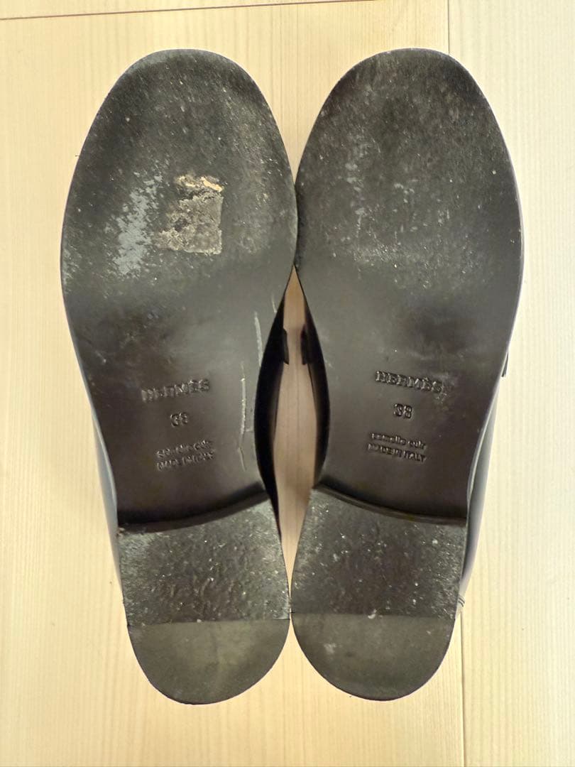 エルメス　モカシン《デスタン》38