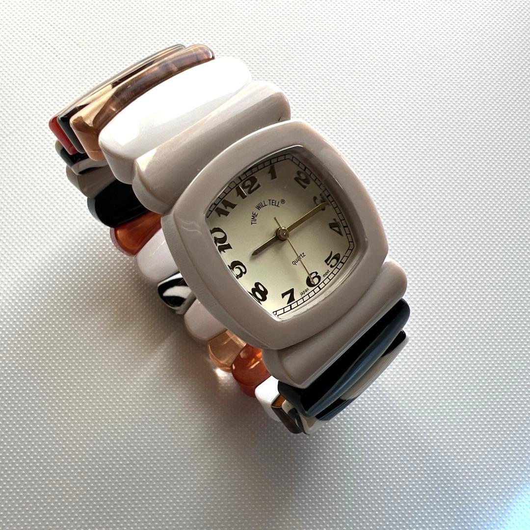 Time Will Tell マルチカラー腕時計　Sサイズ Time Will Tell マルチカラー腕時計 Sサイズ Time Will Tell マルチ