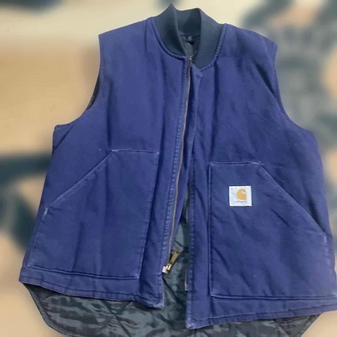 ネイビー コットン ノースリーブベスト OLD NAVY（オールドネイビー） ベスト 中綿入り ノースリーブ