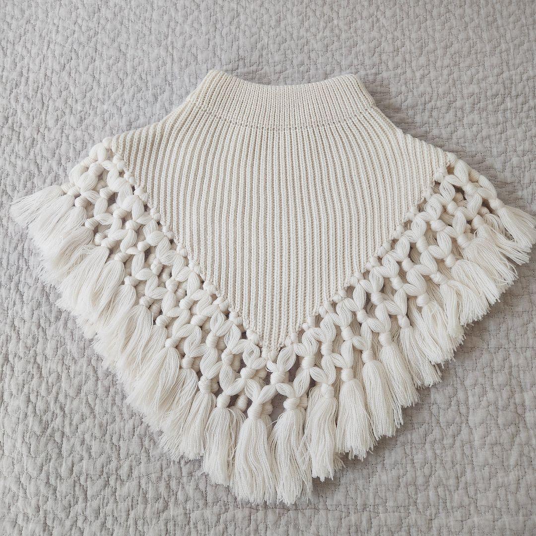 美品★HYKE　ネックウォーマー　ウール　つけ襟　付け襟　フリンジ 楽天市場】付け襟 つけ襟 ネックウォーマー スヌード フェイクカラー