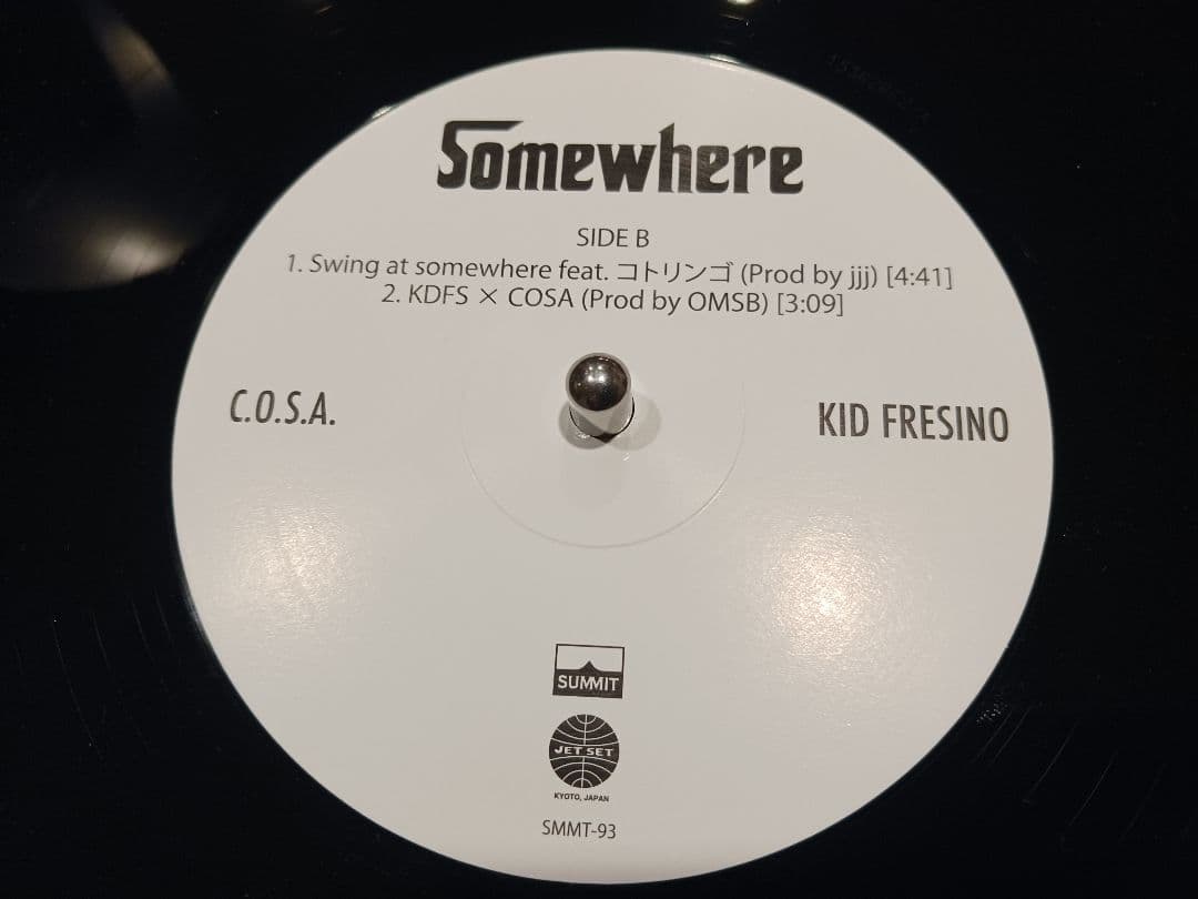 C.O.S.A. × KID FRESINO / Somewhere《レコード》