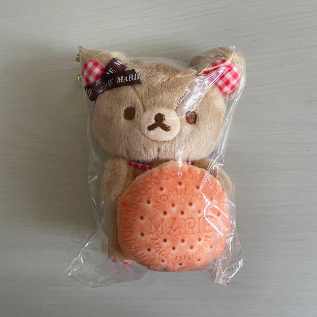 リラックマ　ぶらさげぬいぐるみ　森永　MARIE リラックマ×森永ビスケット」デザイングッズがロフトに登場