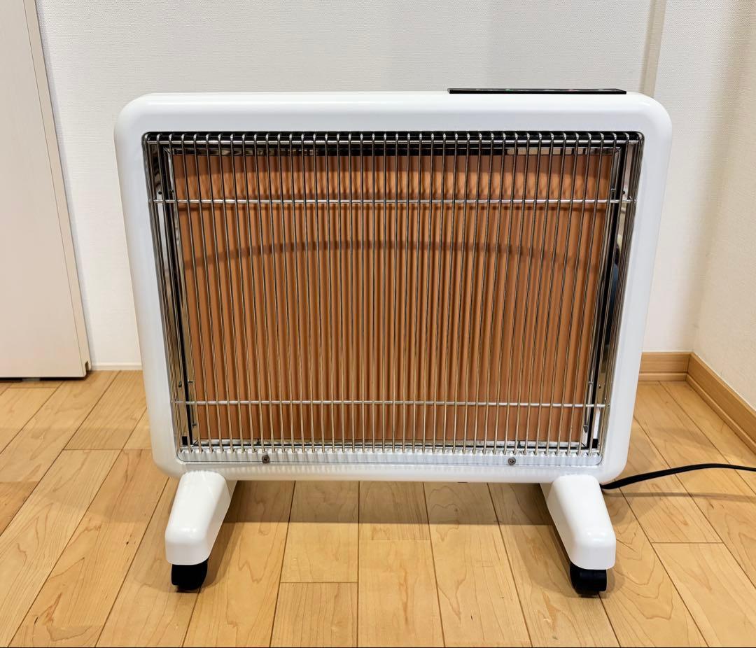 サンルミエ　E800L-TM2 ホワイト 白　タイマー付き サンルミエ パネルヒーター 限定生産カラー キュート ホワイト 遠