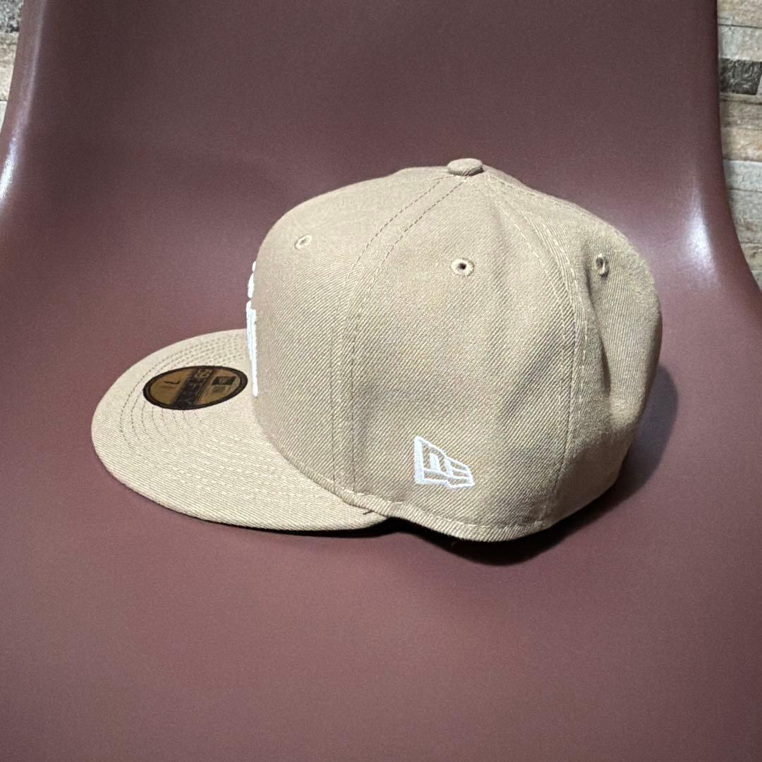 Stussy 59FIFTY ベージュキャップ 7 3/8（58.7cm） - メルカリ