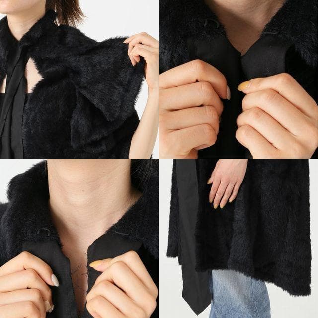 ≪未使用／希少コラボ≫　仙波レナ×CITYSHOP　 SHAGGY CAPE