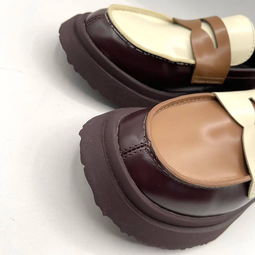 51108 美品！カンペール　ウォールデン　ツインズ　ローファー　23.5cm