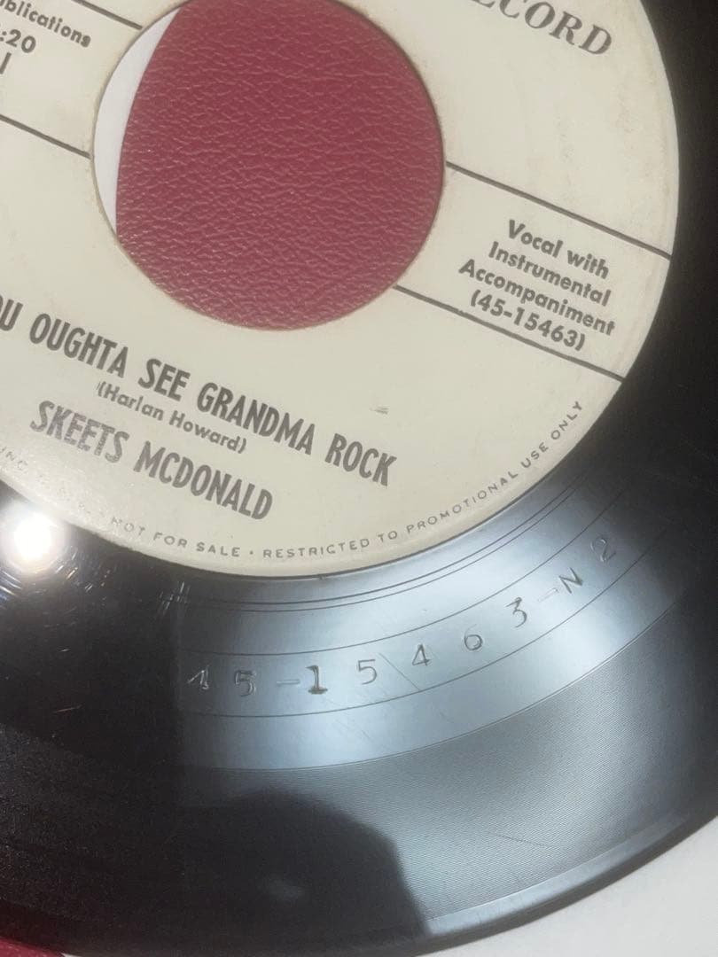 極希少】1956年オリジナル盤Skeets McDonald プロモ 7インチ - メルカリ