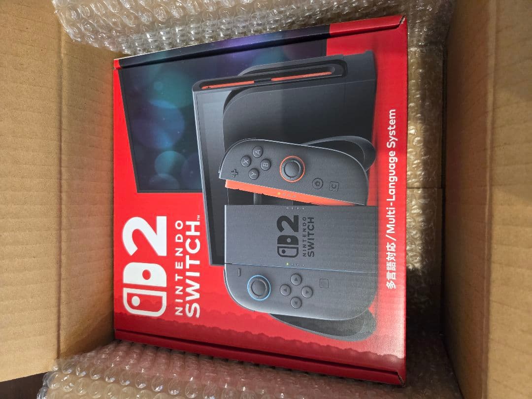 Nintendo Switch2 多言語対応 満を持して発売された「Nintendo Switch 2」多言語対応版の開封式！