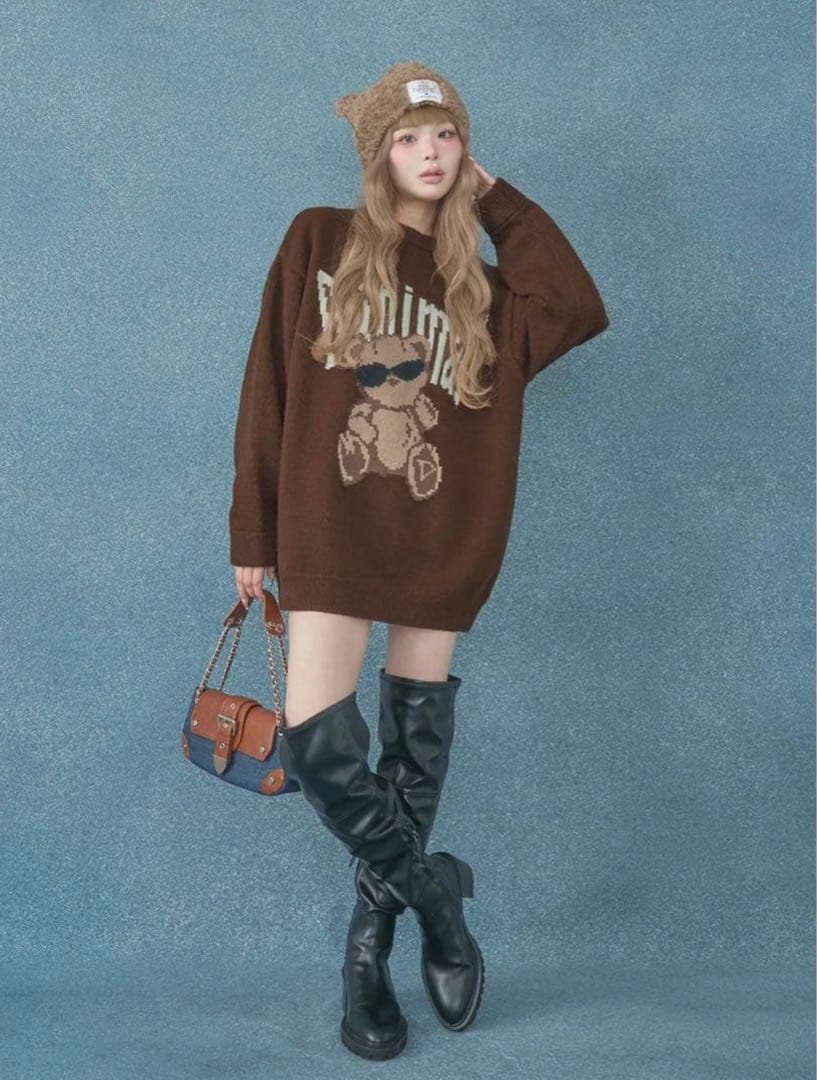 新品・未開封♡Darich♡テディベアハット MOC - メルカリ