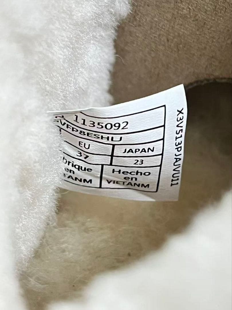 UGG レディース 厚底クラシックウルトラミニ 23.5cm #37 ベージュ