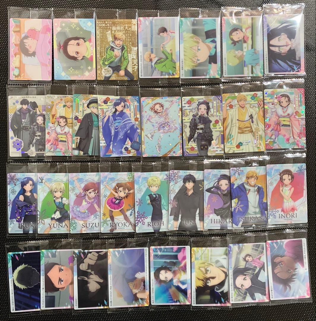 メダリスト　ウエハース　描き下ろし　コンプ　全33種　結束いのり　ウルトラレア BANDAI - メダリスト ウエハース 描き下ろし コンプ 全33種 結束いのり