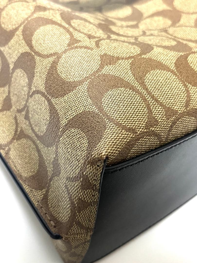 COACH コーチ モリー バケットバッグ 22 シグネチャー CA582 - メルカリ