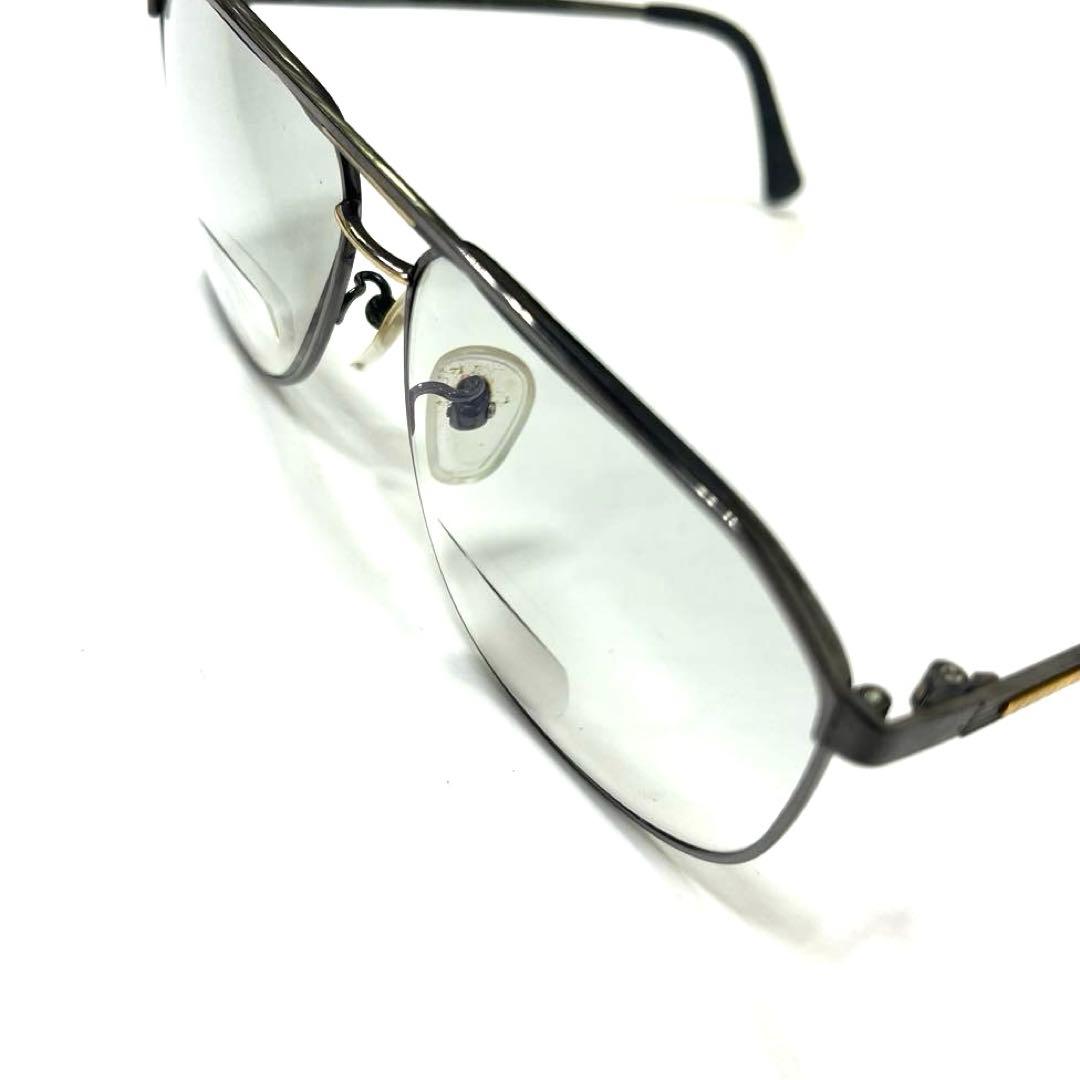 【K18刻印あり】《NEW YORK COLLECTION》チタン　度入りメガネ