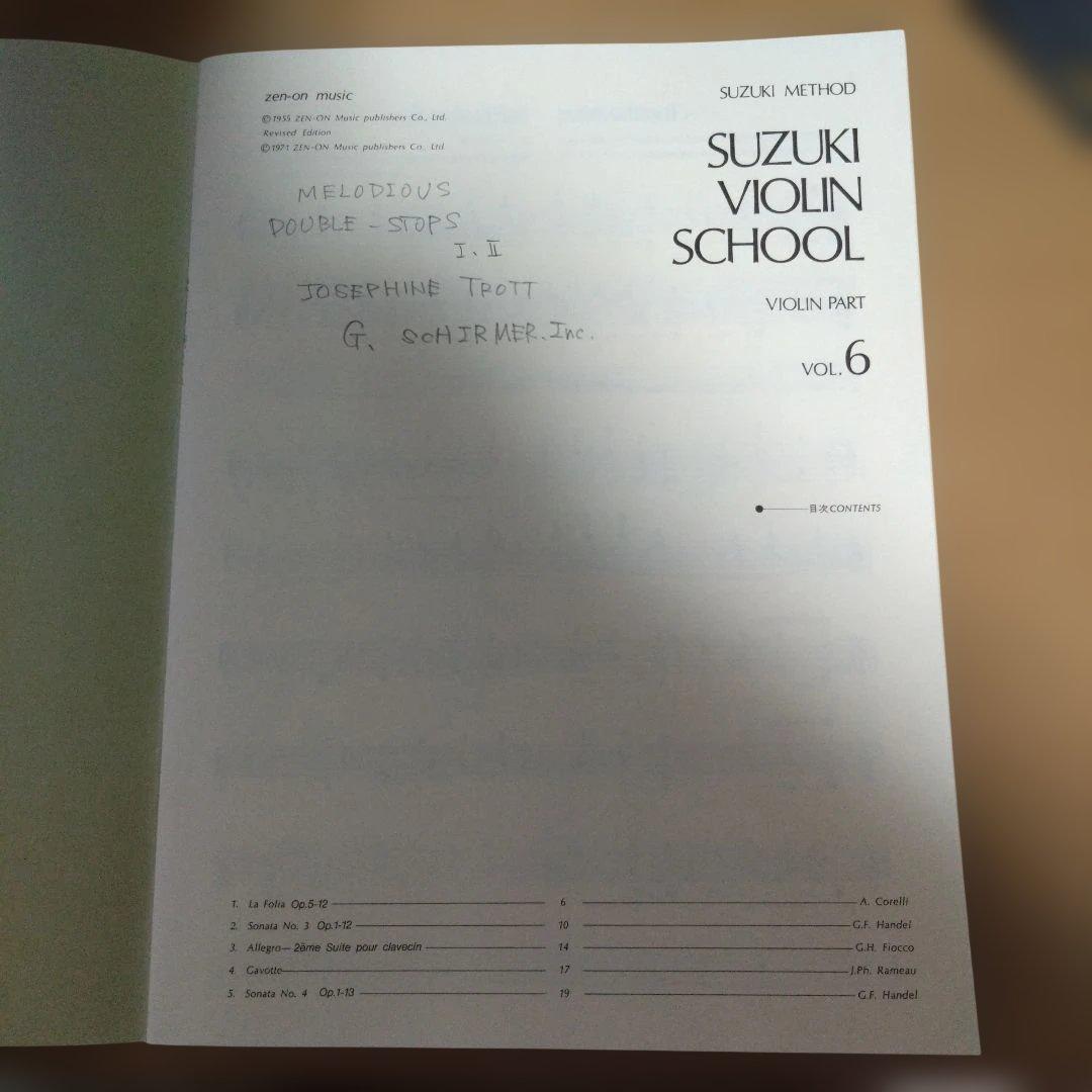 野崎まり様確認用　鈴木鎮一バイオリン指導曲集VOL.6