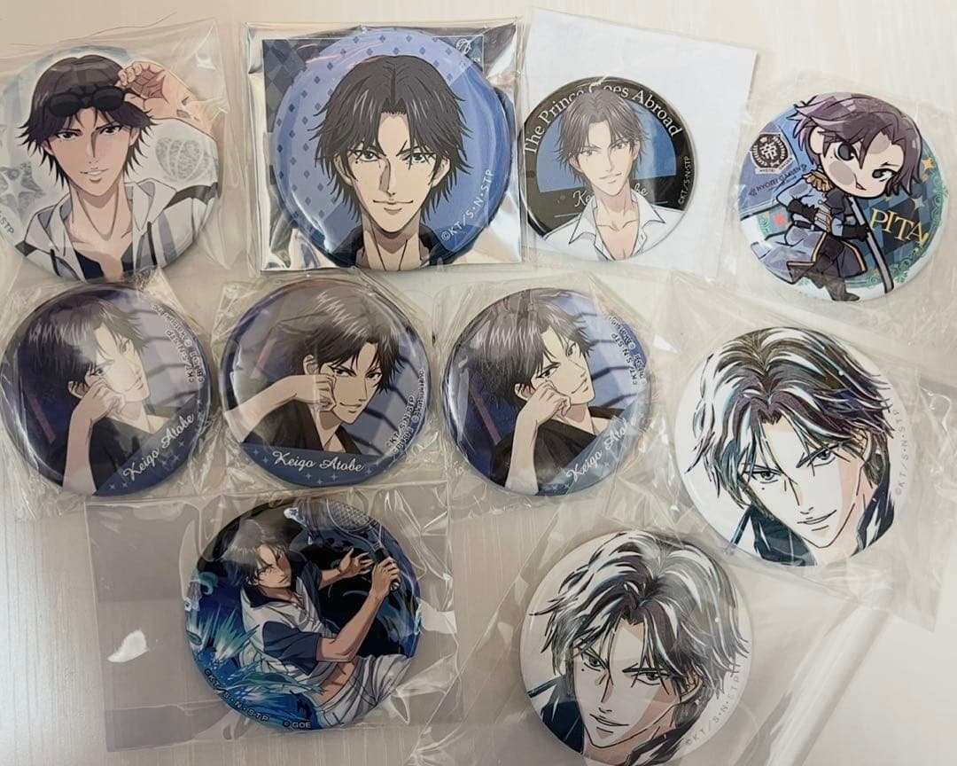 テニスの王子様 跡部景吾 缶バッジ 10個セット - メルカリ