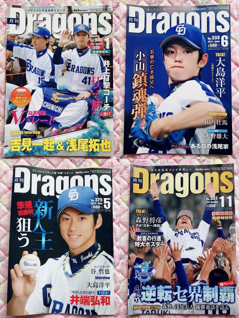 ♡ 中日ドラゴンズ 月刊Dragons 浅尾拓也 立浪和義 伊藤準規 15冊