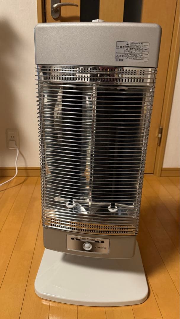 CORONA コアヒート 遠赤外線電気ヒーター AH-128R 取説付き AH-128R(SS) 遠赤外線電気暖房 コアヒート 1台 コロナ[冷暖房・換気