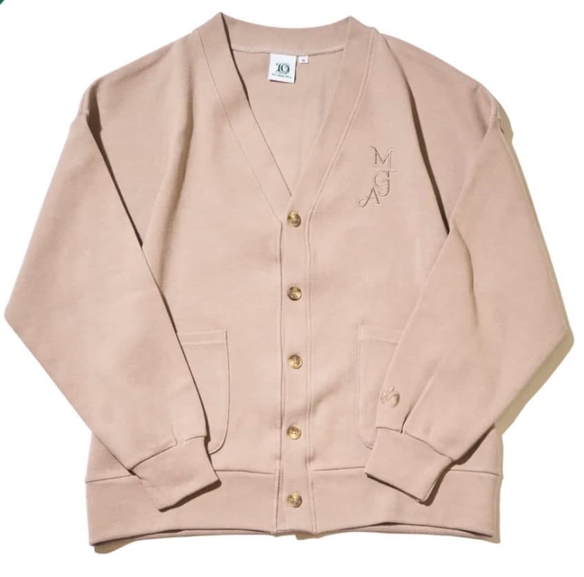 ミセスグリーンアップル ポップアップ カーディガン M グレージュ レア