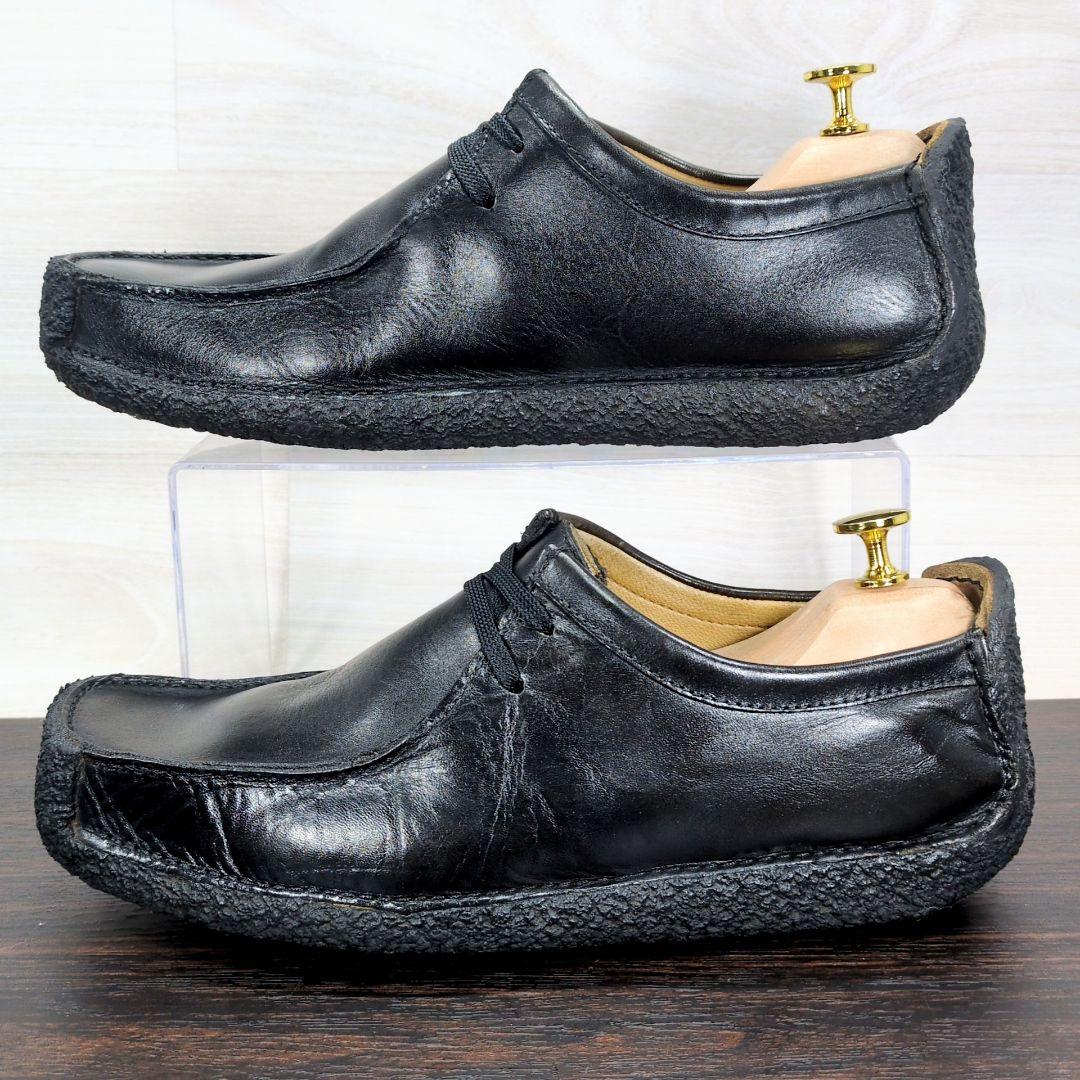 クラークス 26.5cm ワラビー ナタリー ブラック S457