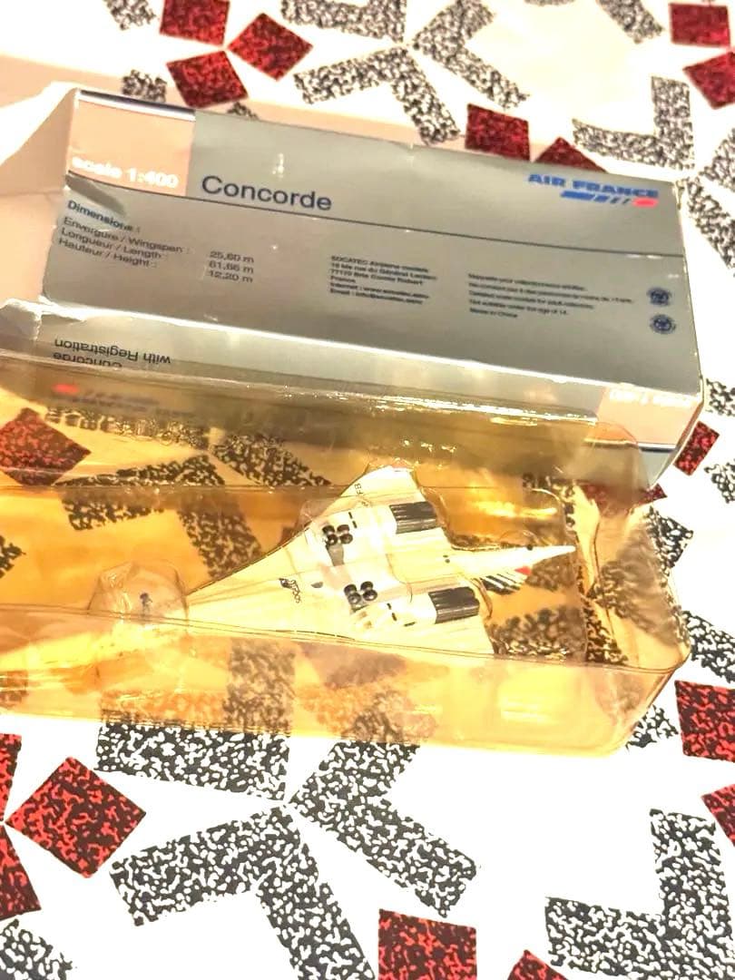 新品未使用 純正コンコルド1/400模型 ビンテージ エールフランス航空