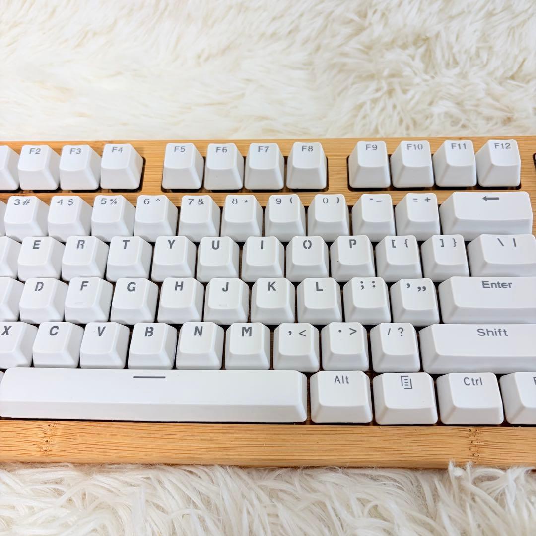 xmit keyboard 木製 ホワイト 美品