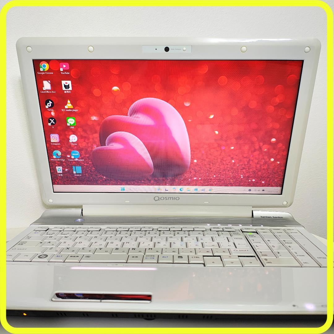 白 Corei7 新品SSD512⭐️windows11ノートパソコン 728 - メルカリ