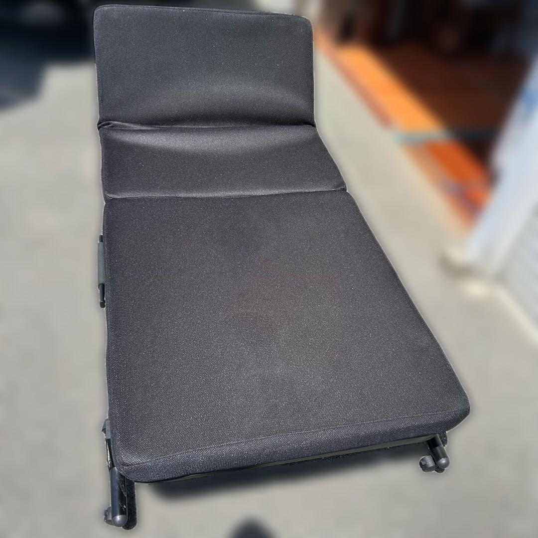 折り畳みベッド　リクライニング付き リクライニングベッド OTBSS-BDH ホワイト 電動ベッド 折りたたみ電動