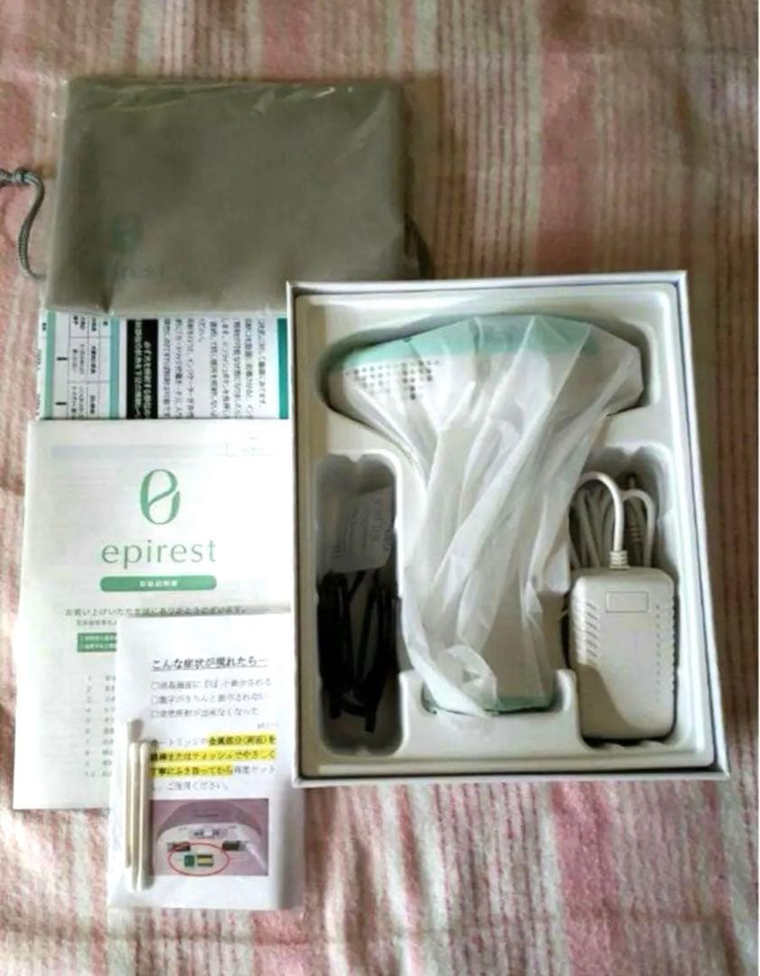 epirest エピレスト 脱毛器　家庭用脱毛器 家庭用脱毛器 エピレスト ダイレクトクール epirest Diret Coolの通販