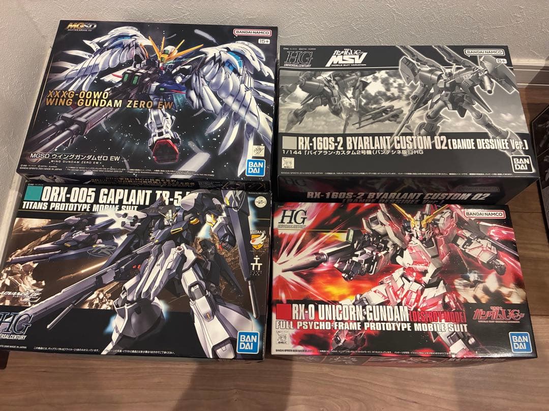 MGSDウイングガンダムゼロEWHGギャプランフライルーバイアランカスタム2号機 MGSDウイングガンダムゼロEWHGギャプランフライルーバイアランカスタム