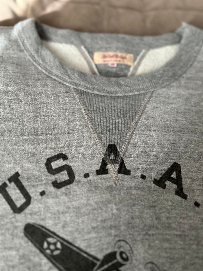 K*N様 未使用 リアルマッコイズ 染み込みプリント スウェット 両V