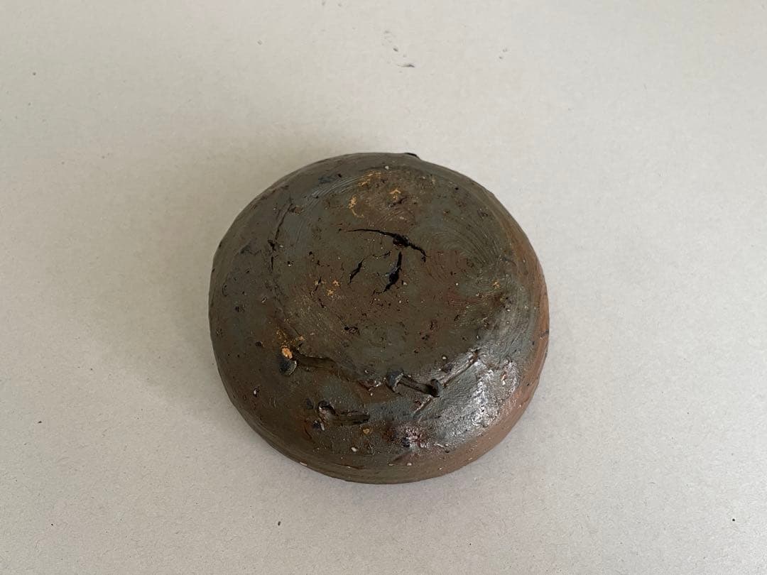 國吉清尚 ぐい呑 酒器 お猪口 やちむん 焼き締め 検索:島武己(武巳