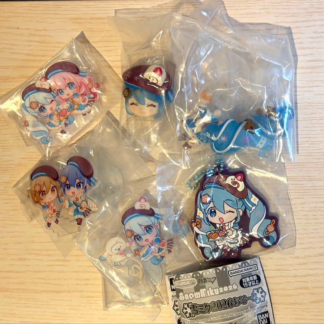 雪ミク2026あそーと 初音ミク ガシャポンくじ 5点セット - メルカリ