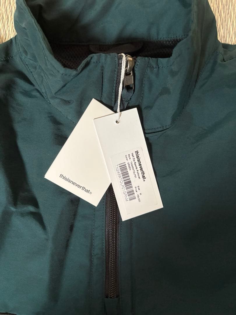 thisisneverthat ハーフジップスポーツプルオーバー M size - メルカリ