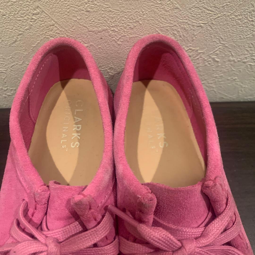 Clarks Wallabee Pink 24cm クラークス ワラビー - メルカリ