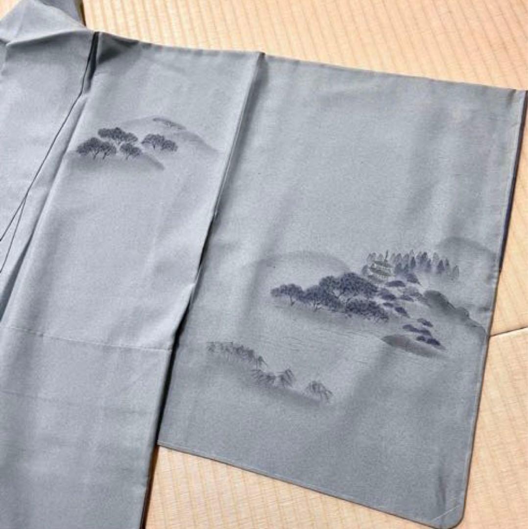 牛首さがの紬 金閣寺 作家物 付け下げ訪問着 紋なし 証紙 - メルカリ