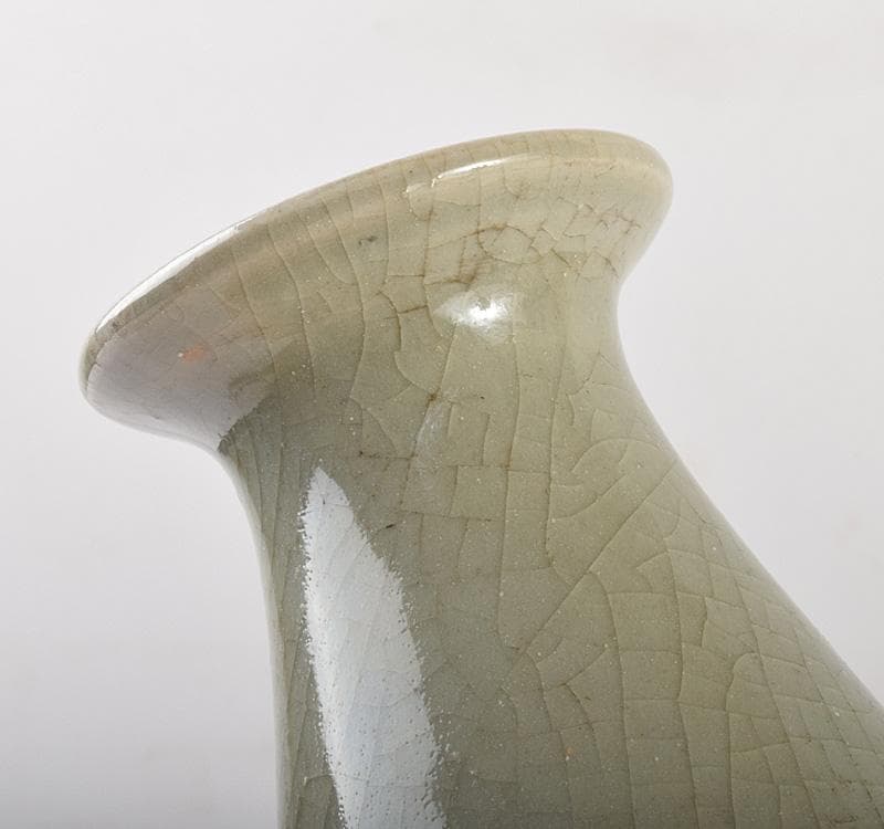 中国 明代 緑釉 嶺果緑瓶 花瓶 C R5090 - メルカリ