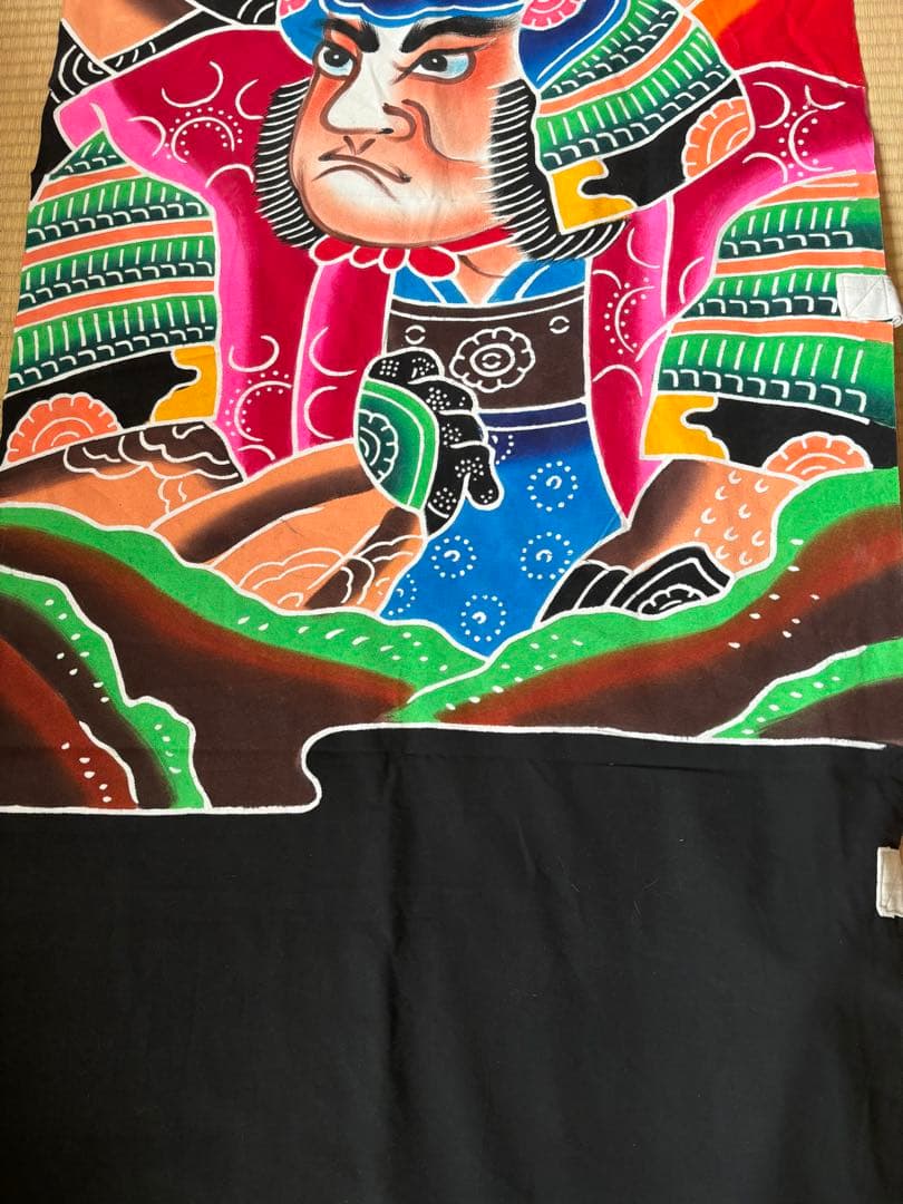 のぼり旗 5人武者 当時物 71✖️750 1－5