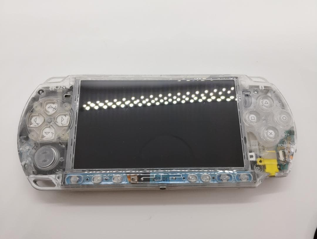 PSP 3000 すぐ遊べるセット【美品・カスタム】スケルトン - メルカリ