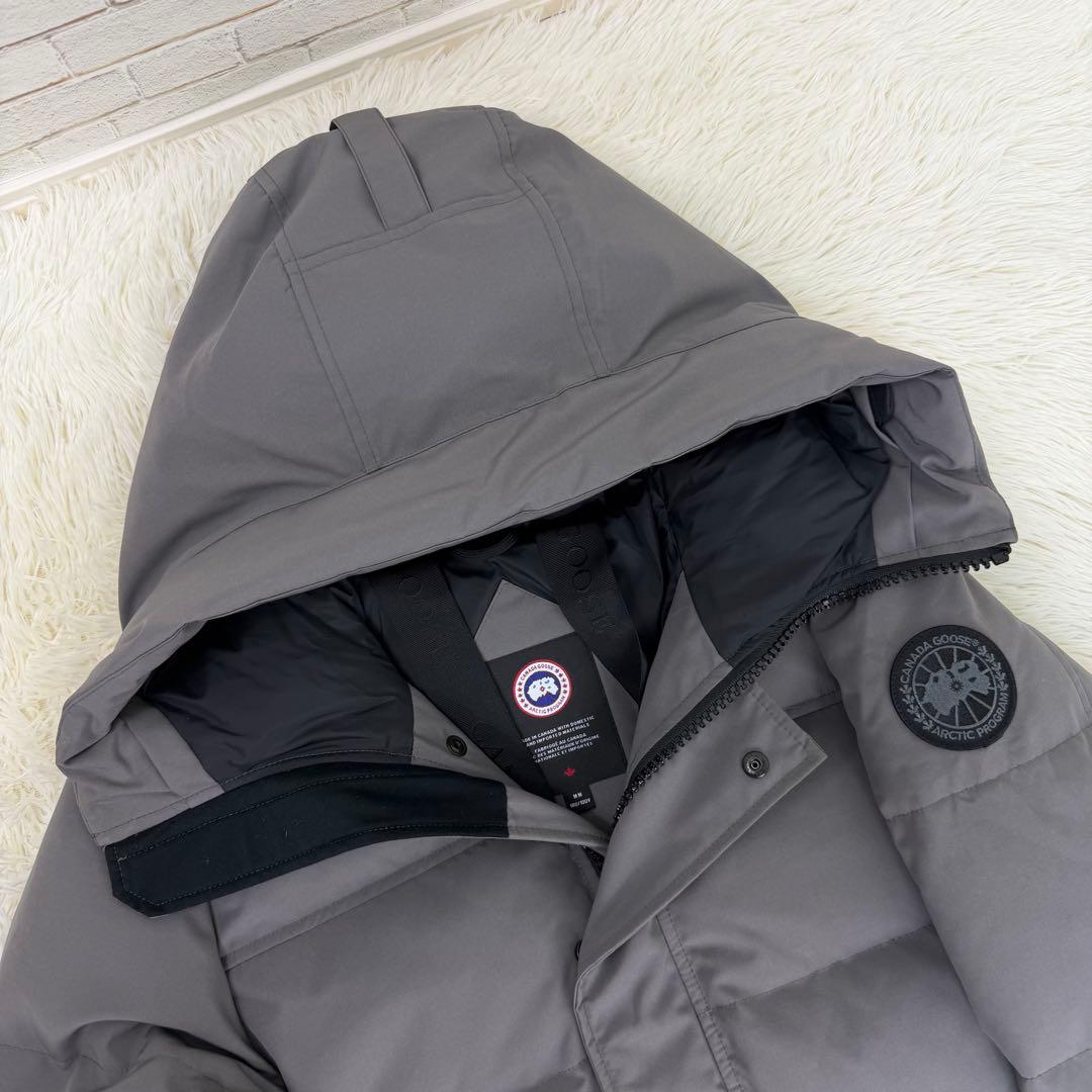 現行品/美品】カナダグース マクミランパーカ ブラックレーベル グレー