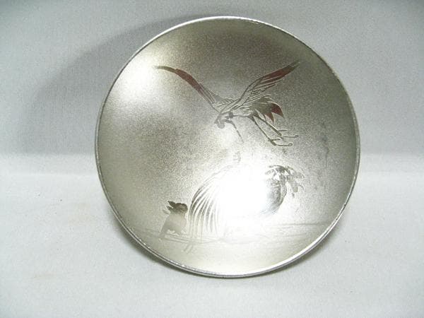 昭和七年度 #艦隊記念 #軍艦金剛 錫盃 #日生堂 #薩摩錫 共箱 旧日本