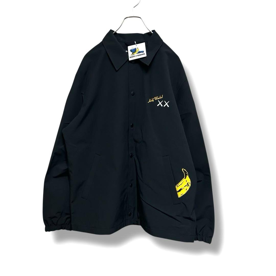 新品】UNIQLO KAWS +WARHOL コーチジャケット Lカウズ 黒 - メルカリ
