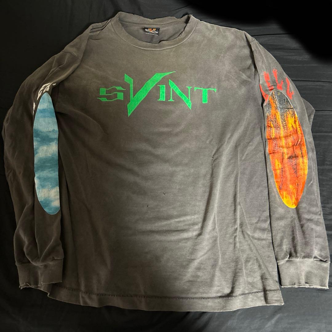 SAINT Mxxxxxx Vlone コラボ セントマイケル ロンT - メルカリ