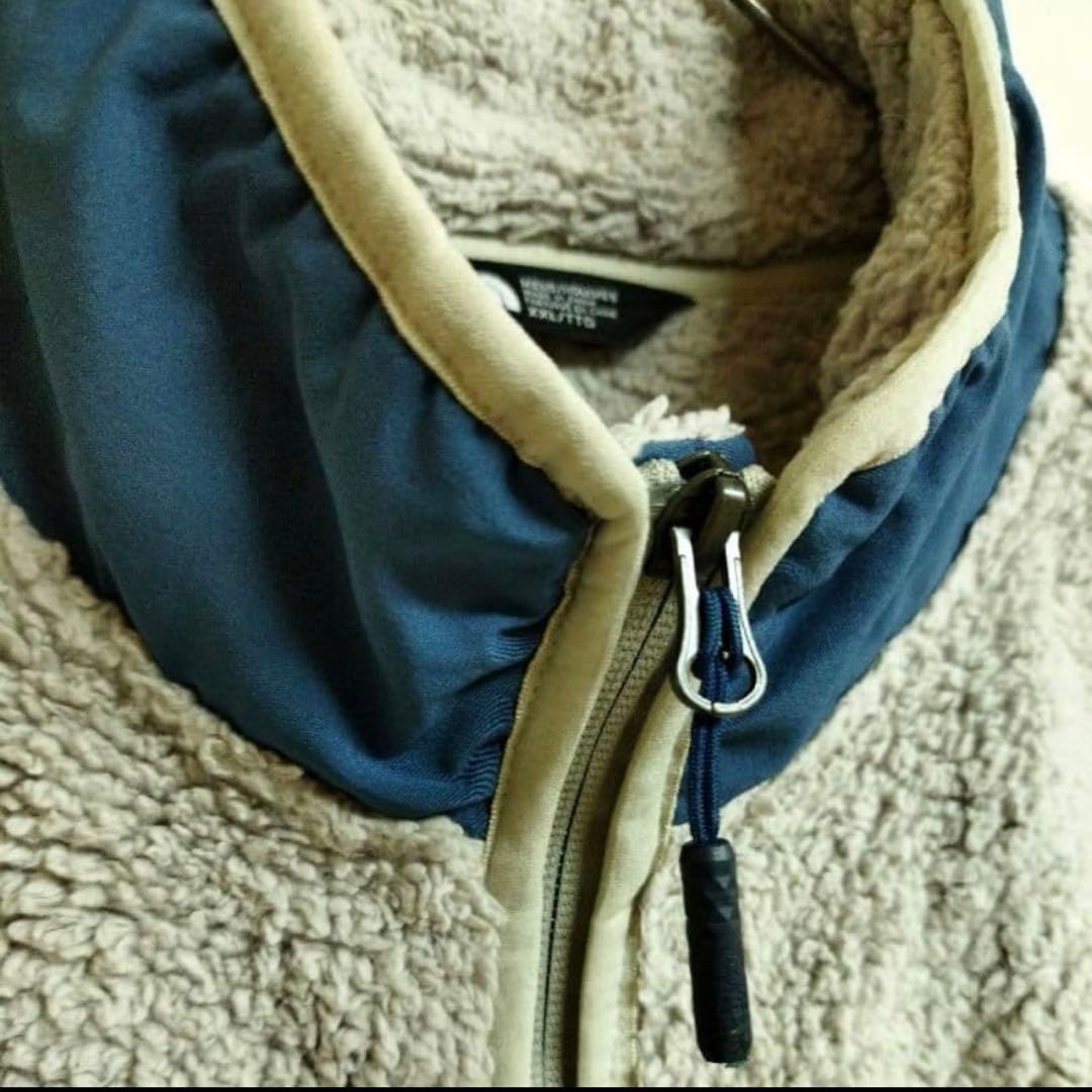 US規格 ノースフェイス ボアフリーステックベスト ベージュ メンズXXL