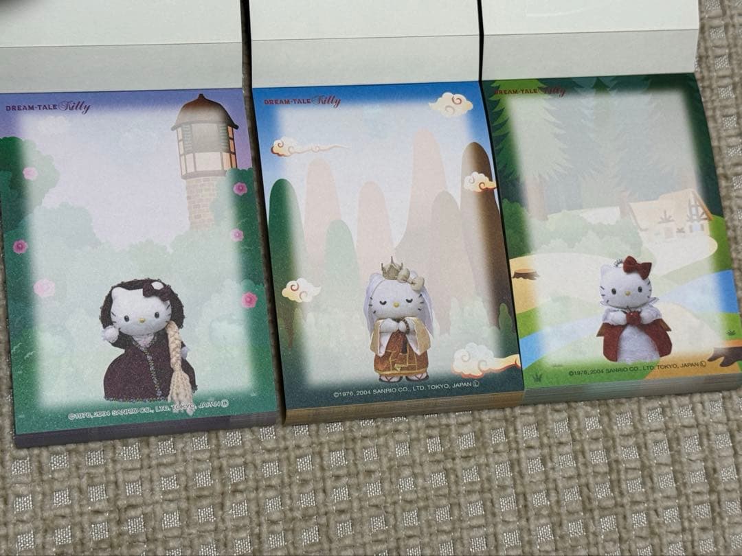 ハローキティ DREAMTALE キティ 5種セット ダイカットメモ メモ帳