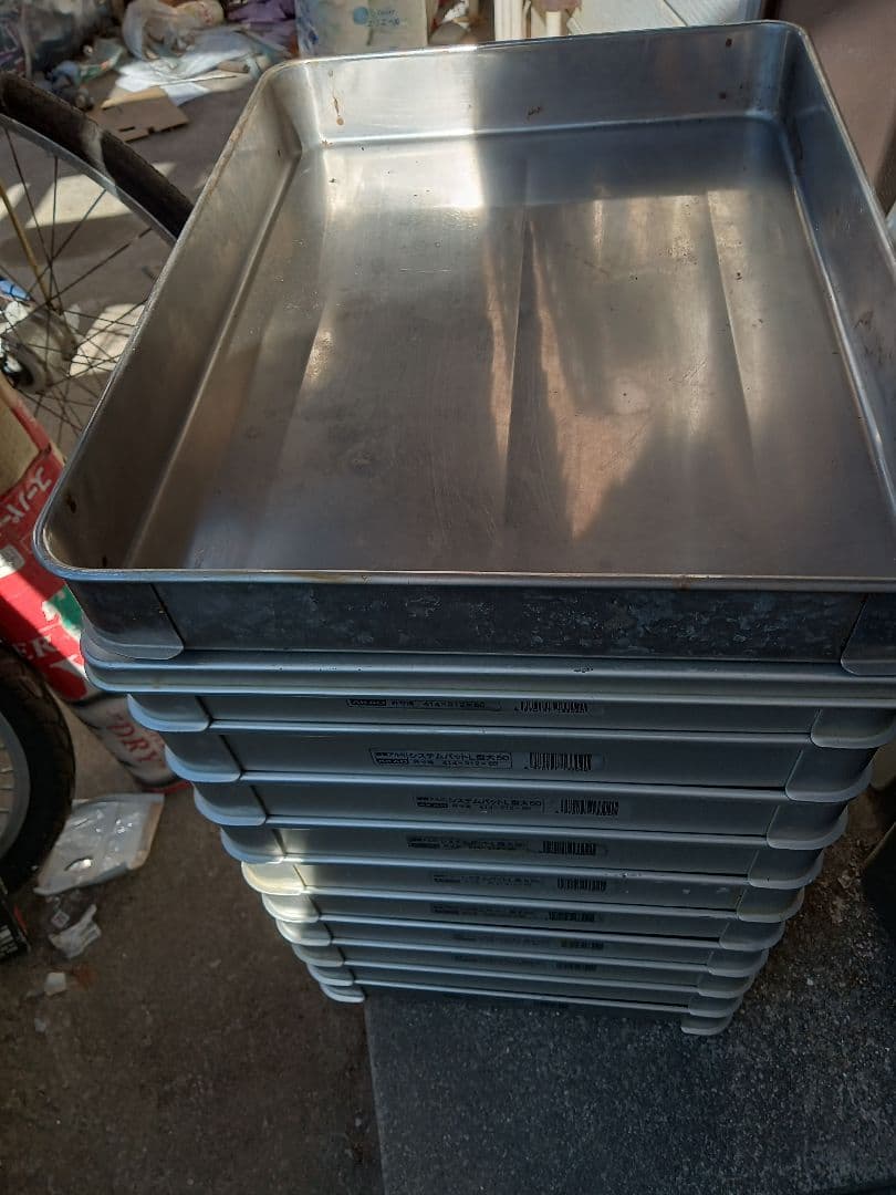 餃子バット 楽天市場】バット 餃子バット 新コーナー 小 中尾アルミ （ 調理用