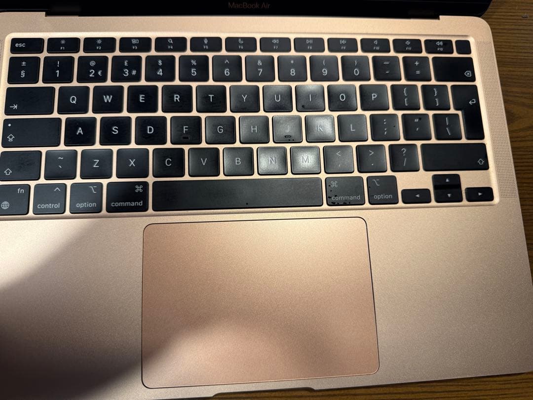 Apple MacBook M1 Air ゴールド UKキーボード