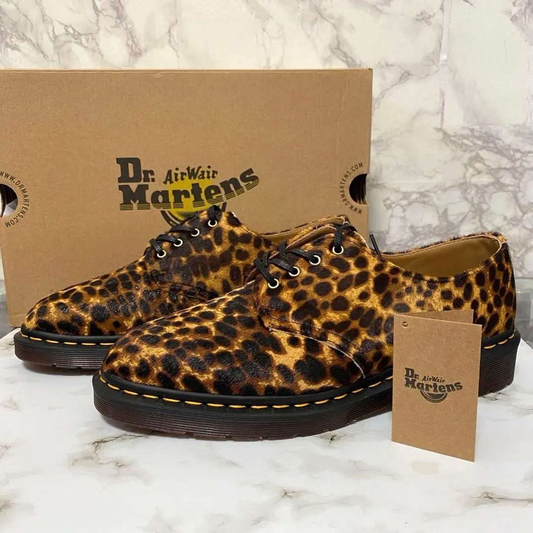 ドクターマーチン スミス レパード ヘア オン レザー シューズ ヒョウ