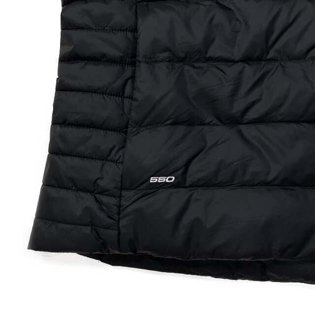 ノースフェイス ダウンベスト US限定 ロゴ刺繍(XXL)黒 190122 - メルカリ