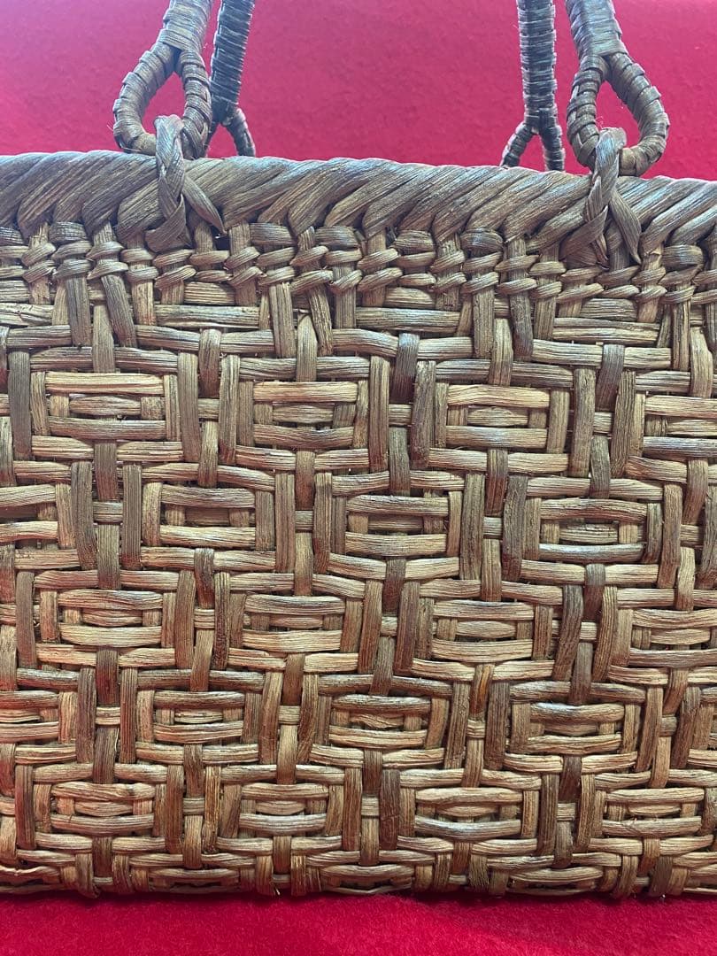 宮本工芸 山葡萄かごバッグ 国産品 桝あじろ編み 美の壺 伝統工芸品 山